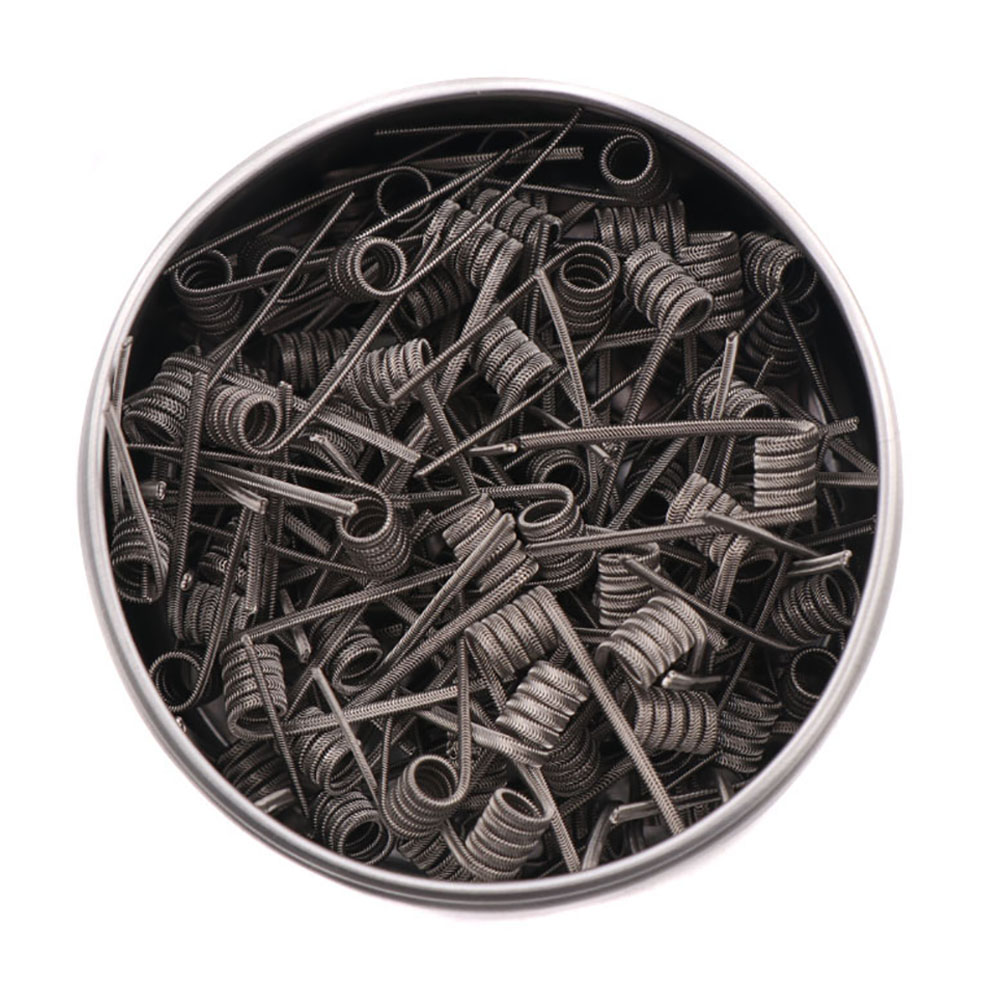 NEW XFKM 100PCS/box NI80/A1/SS - Clapton Wire Pre Built review and price