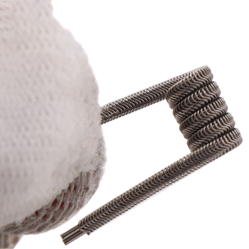 NEW XFKM 100PCS/box NI80/A1/SS - Clapton Wire Pre Built review and price