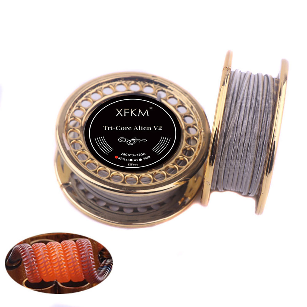XFKM 5M/roll NI80/A1/SS316L Al - Clapton Wire Pre Built review and price