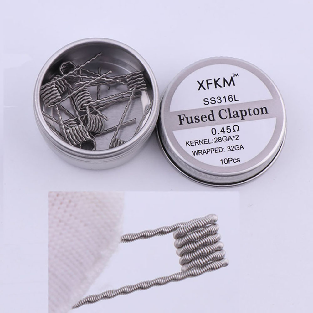 SS316L 10Pcs/Box Prebuilt Coil - Clapton Wire Pre Built review and price
