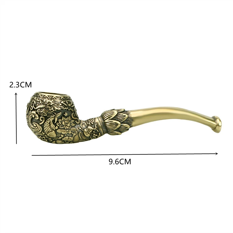 Antique Hand-carved Carp Brass - Vape Decoration review and price