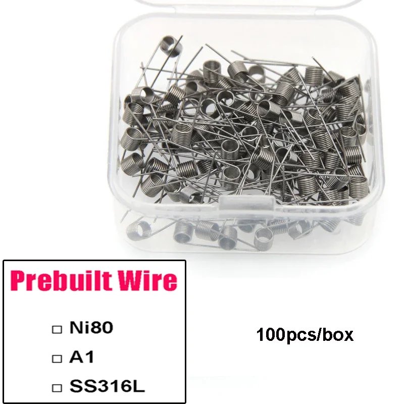 100PCS/BOX Prebuilt Coil Wire  - Coil Building Kit review and price