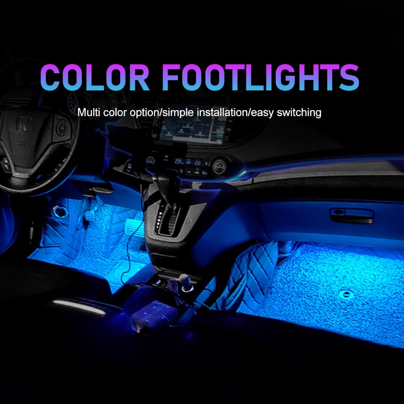 Car Neon Light Foot Light LED  - Vape Decoration review and price