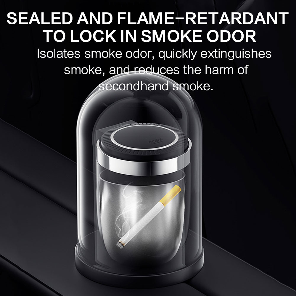 Car Ashtray With Led Light Smo - Vape Decoration review and price