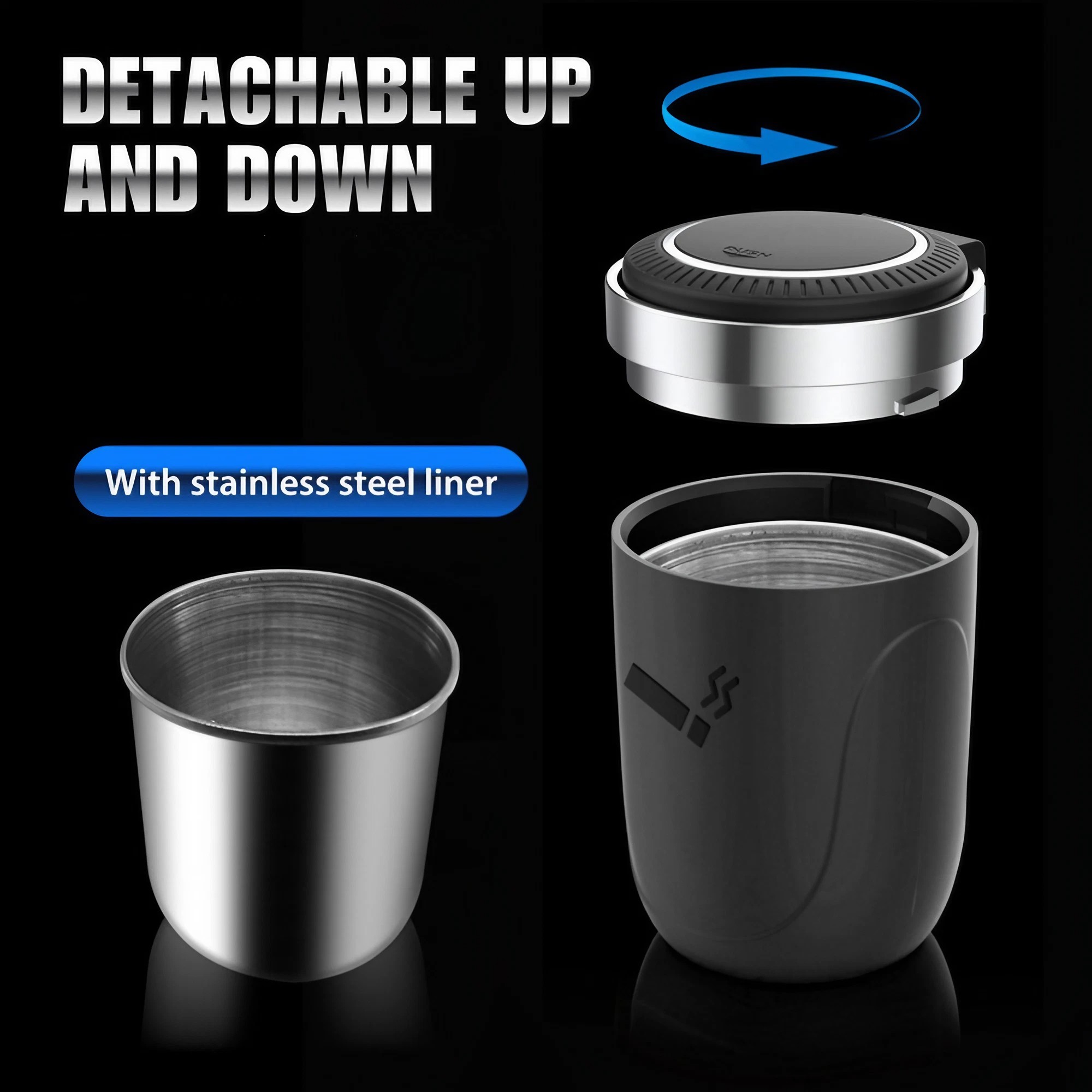 Car Ashtray With Led Light Smo - Vape Decoration review and price