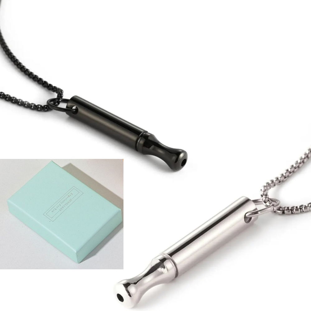 Titanium Steel Breathing Neckl - Accessories For Vaping review and price