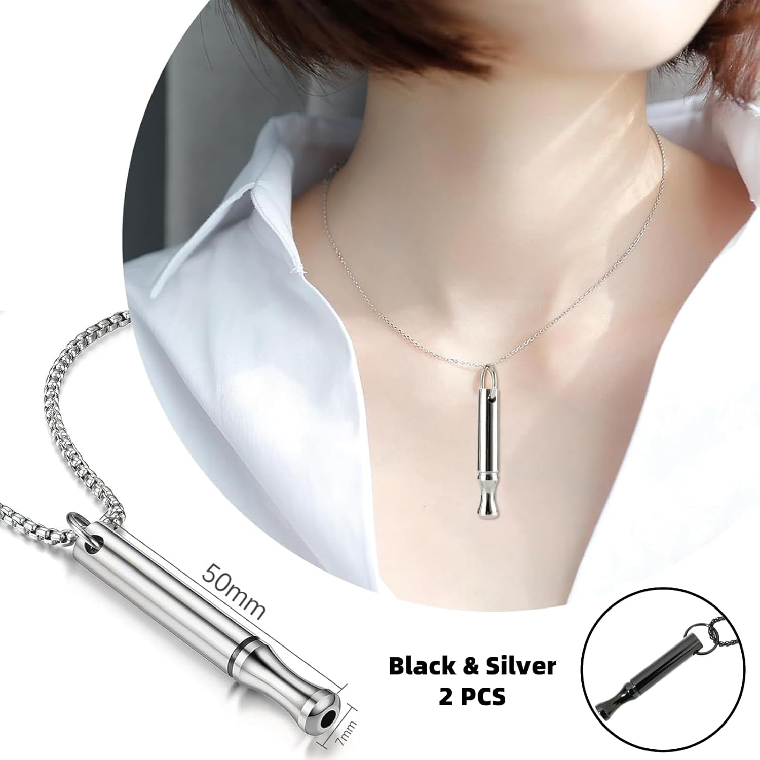 Titanium Steel Breathing Neckl - Accessories For Vaping review and price