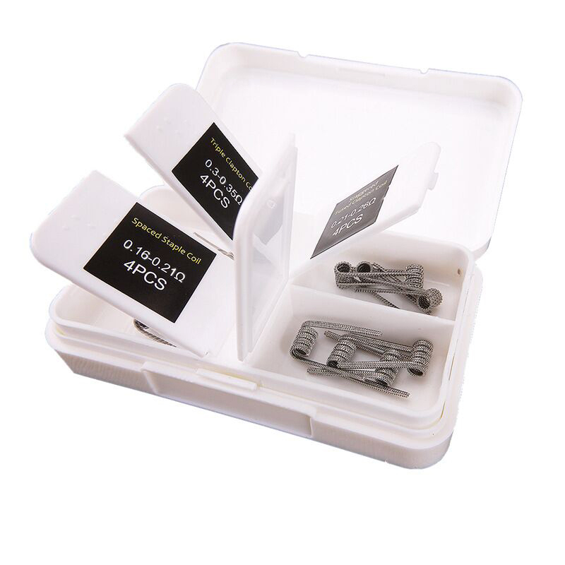 16pcs NI80 Fused Clapton Prebu - Clapton Wire Pre Built review and price