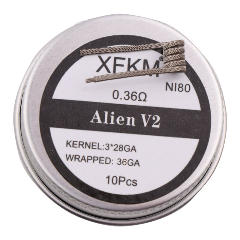 NEW XFKM NI80/A1/SS316L 10pcs/ - Clapton Wire Pre Built review and price