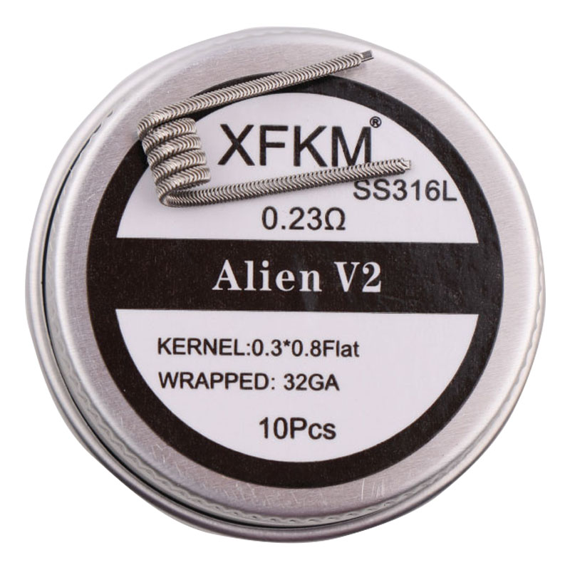 NEW XFKM NI80/A1/SS316L 10pcs/ - Clapton Wire Pre Built review and price